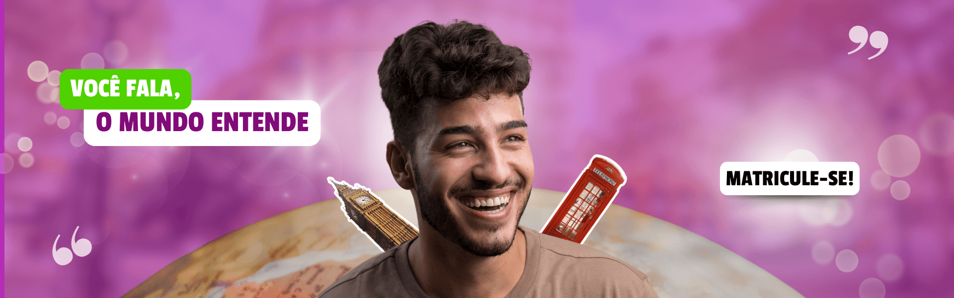 Aprenda idiomas com profissionais qualificados